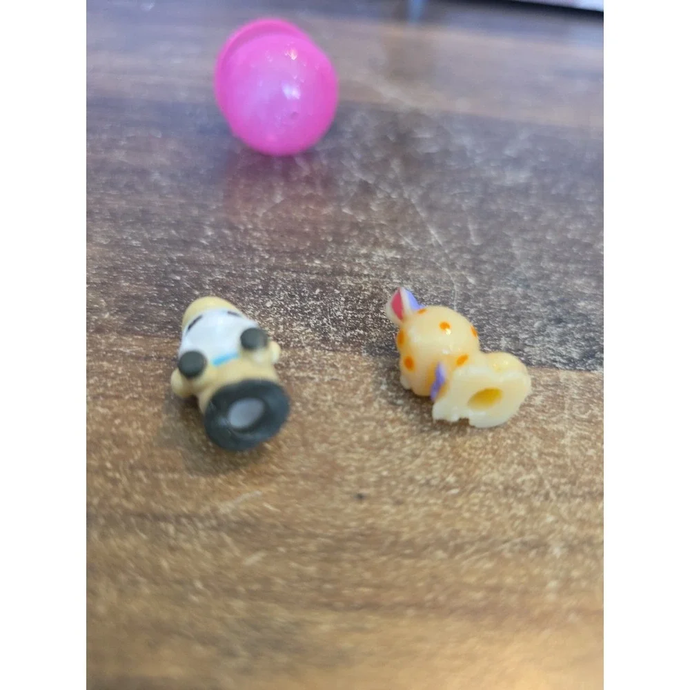 Squinkies Originals Wave 1 Cute Yellow Spotted Bunny Purple Bow‎ Sheep Blue Bow